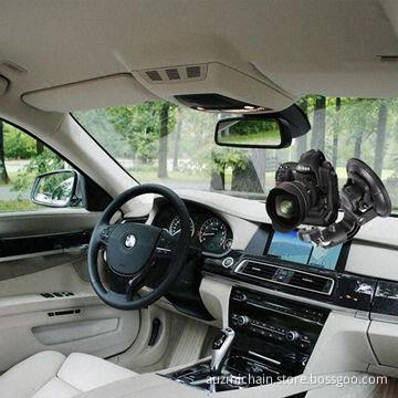 Car Suction Camera Mount Tripod Holder, Made of Plastic Material